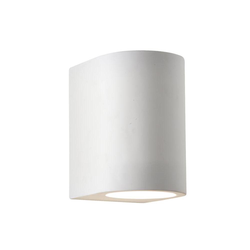 Read more about Plaster cylindrical shape wall light in gypsum