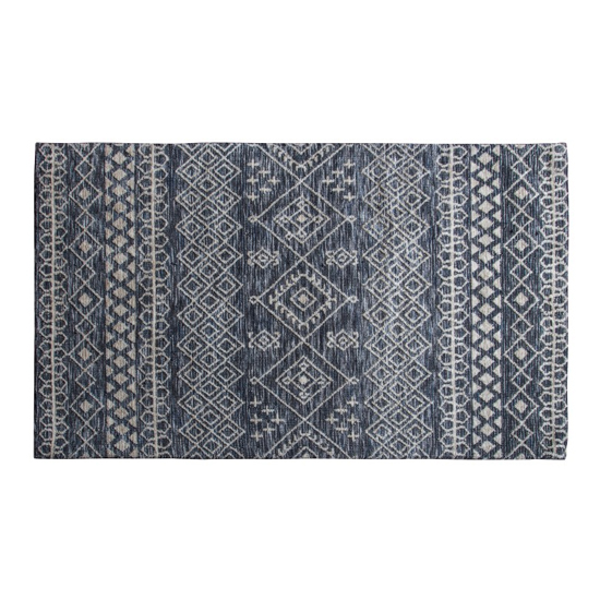 Plaza Medium Fabric Upholstered Rug In Dark Teal