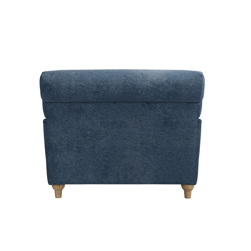 Plumpton Fabric Armchair In Denim Blue
