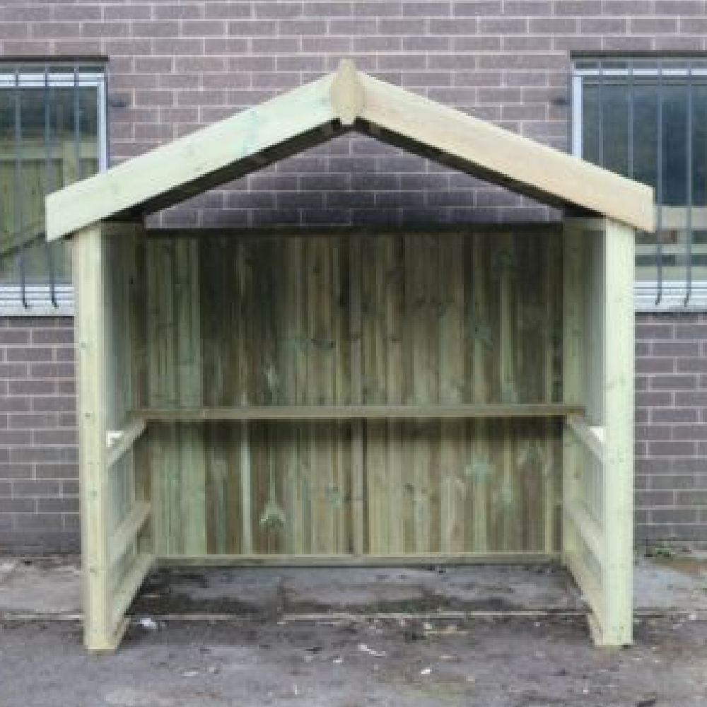 Plymouth Wooden Outdoor Smoking Shelter In Natural