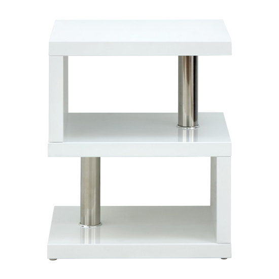 Powick Lamp Table In White High Gloss With LED Lighting_6