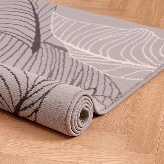 Poly Autumn 120x160cm Modern Pattern Rug In Mouse_2