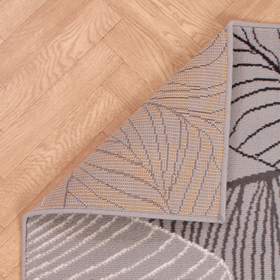 Poly Autumn 120x160cm Modern Pattern Rug In Mouse_3