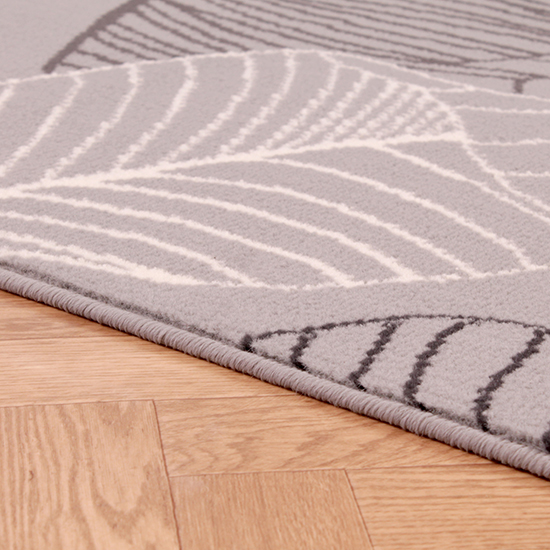 Poly Autumn 120x160cm Modern Pattern Rug In Mouse_4
