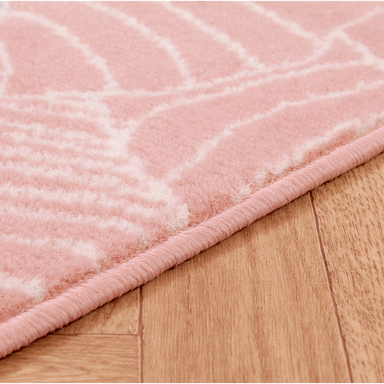 Poly Autumn 80x150cm Modern Pattern Rug In Flamingo_4