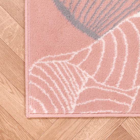 Poly Autumn 80x150cm Modern Pattern Rug In Flamingo_5