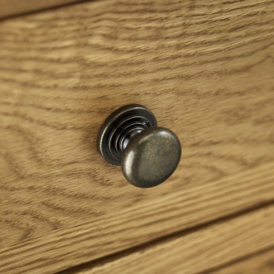 Mabli Four Drawers Chest Of Drawers In Waxed Oak Finish
