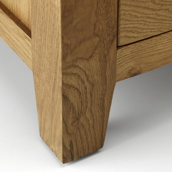 Mabli One Drawer Bedside Cabinet In Waxed Oak Finish