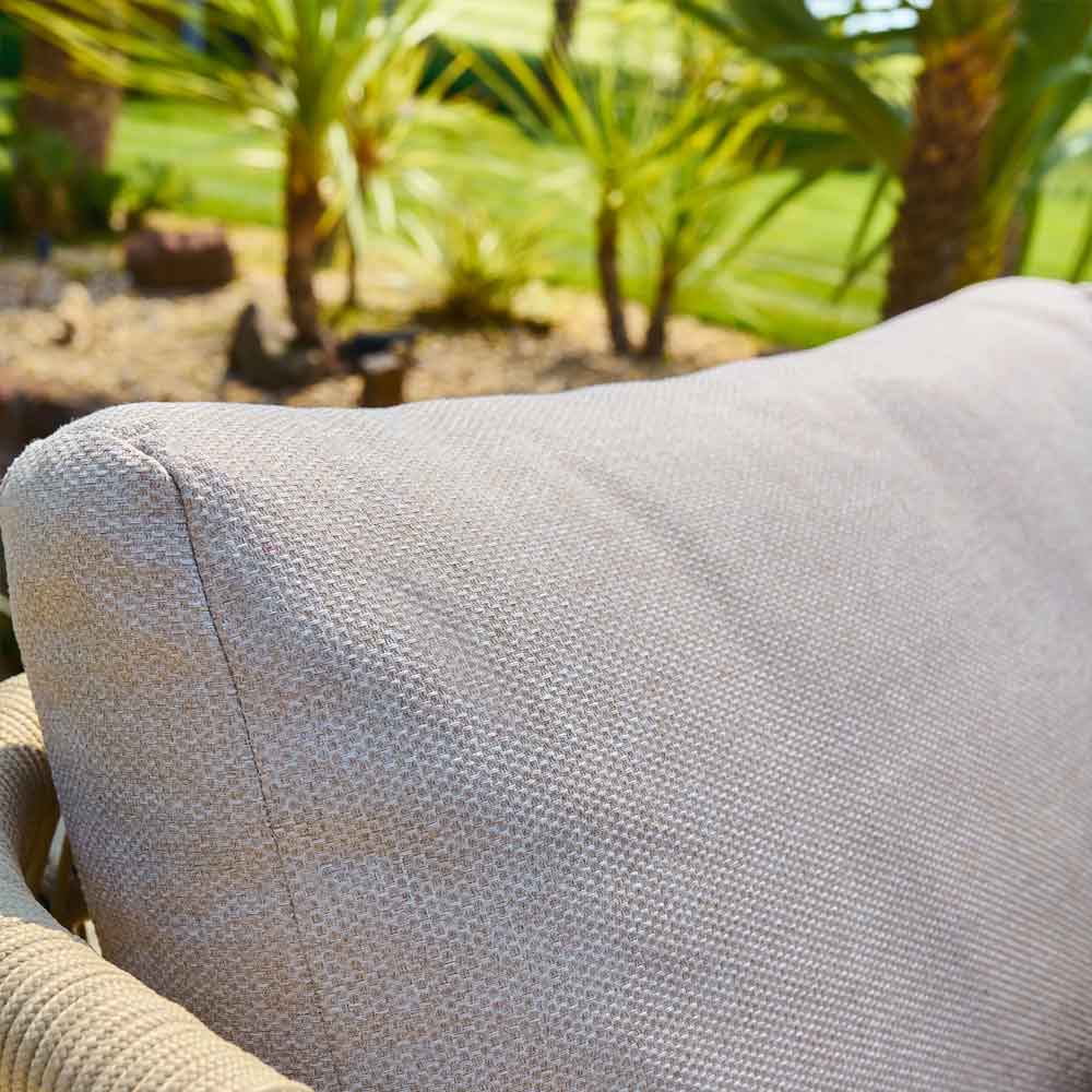 Porta Aluminium Garden Lounger Set with Coffee Table in Grey and Stone