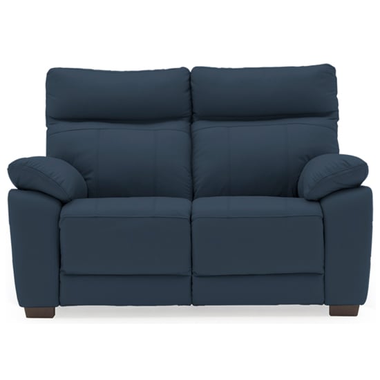 Read more about Posit leather 2 seater sofa in indigo blue