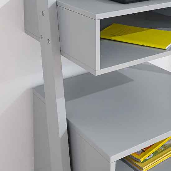 Potomac Wooden Ladder Computer Desk In Grey FiF