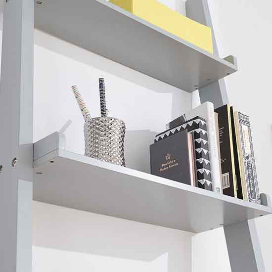 Potomac Wooden Ladder Computer Desk In Grey FiF