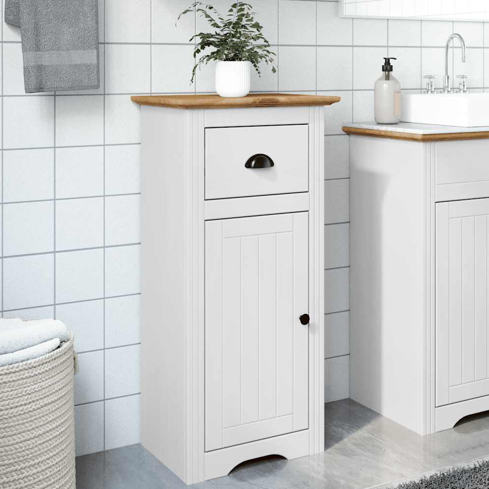Read more about Potsdam wooden bathroom cabinet with 1 door 1 drawer in white oak
