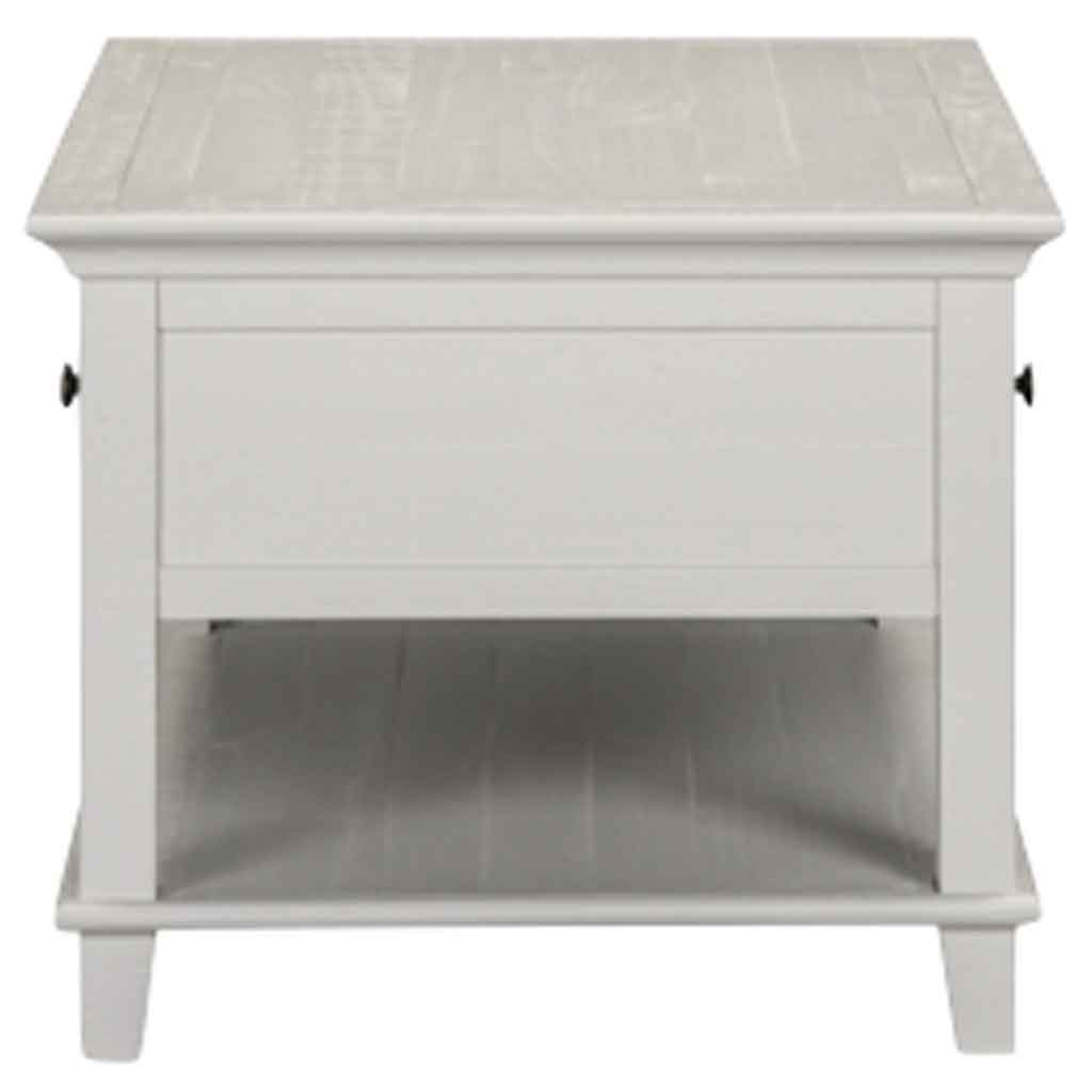 Prague Wooden Coffee Table With 2 Drawers - Truffle