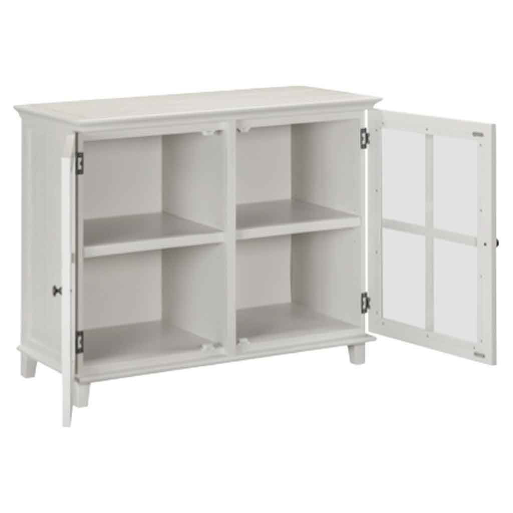 Prague Wooden Storage Cabinet With 2 Doors - Truffle