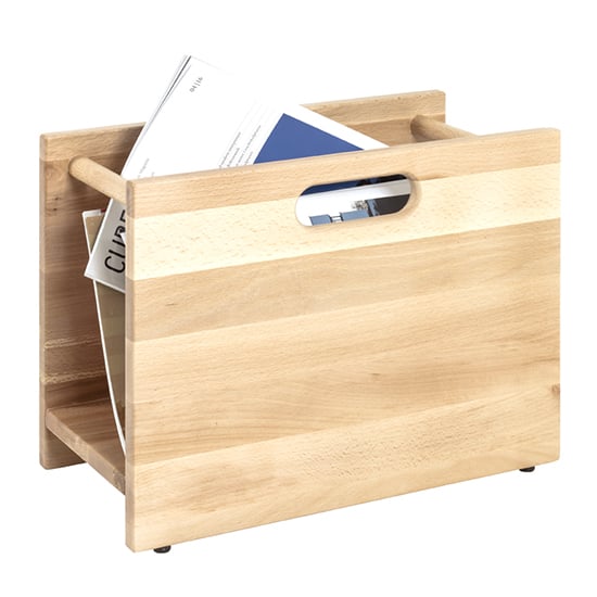 Read more about Prairie wooden magazine rack in steamed beech