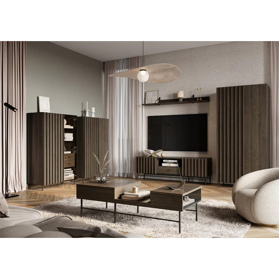 Prato Wooden Wall Shelf In Portland Ash