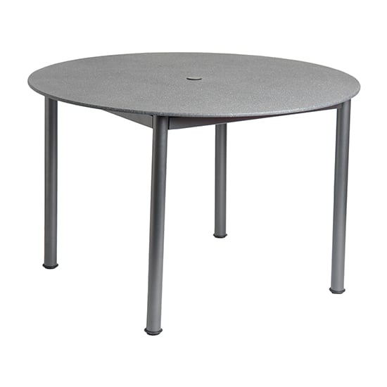Prats Outdoor 1180mm Stone Top Dining Table In Grey_1