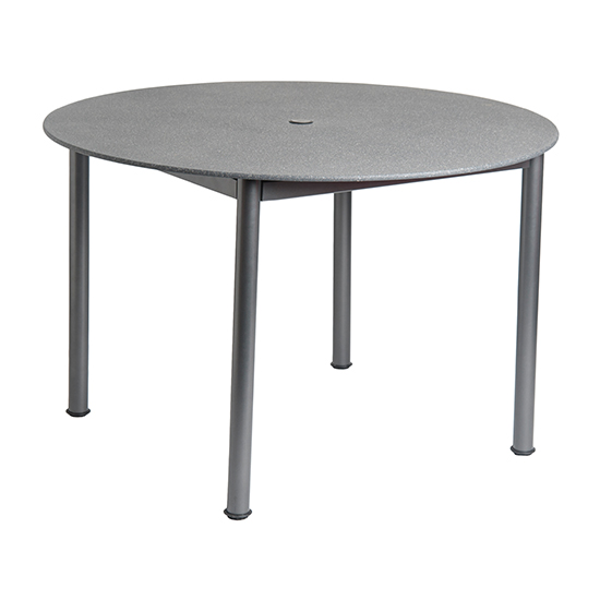 Read more about Prats outdoor 1180mm stone top dining table in grey