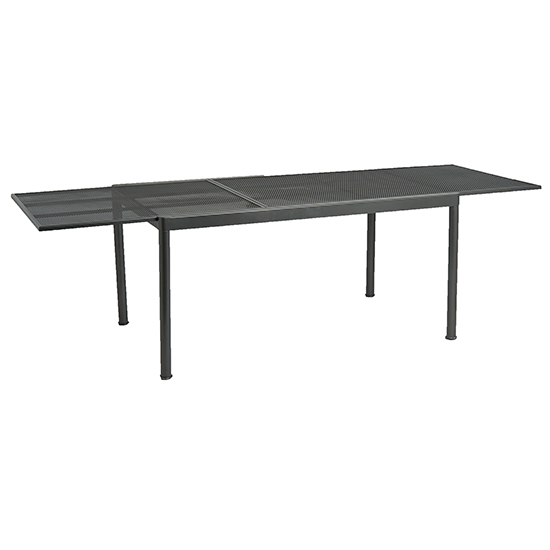 Read more about Prats outdoor extending metal dining table in grey