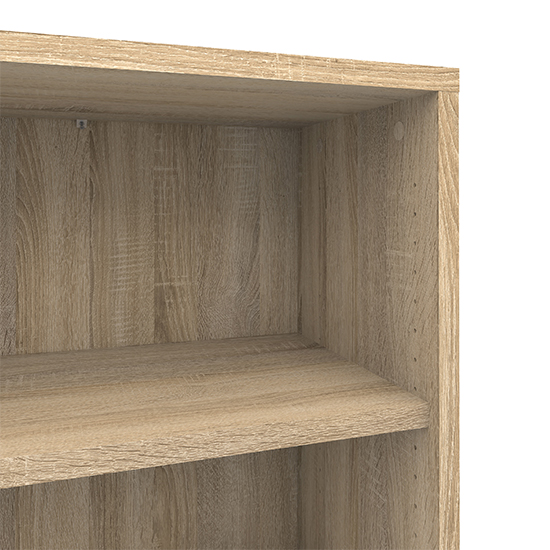 Prax 2 Doors 5 Shelves Office Storage Cabinet In Oak