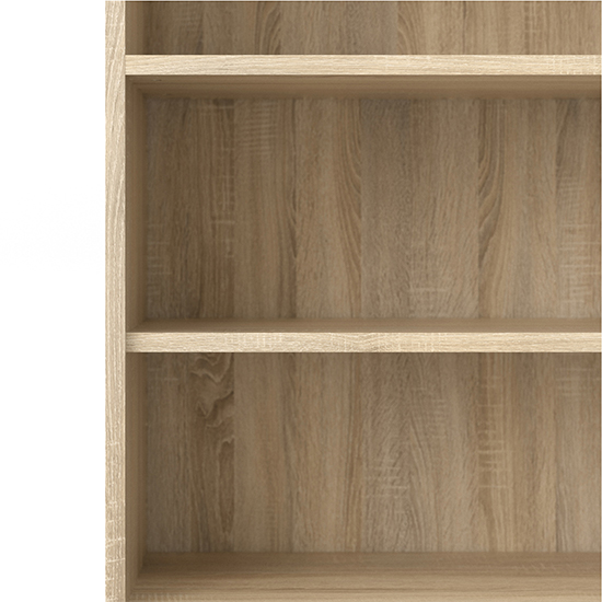 Prax 2 Doors 5 Shelves Office Storage Cabinet In Oak