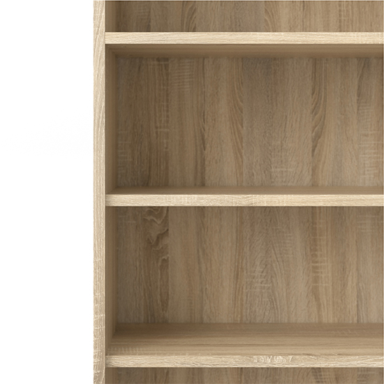 Prax Tall 2 Drawers 2 Doors Office Storage Cabinet In Oak_6