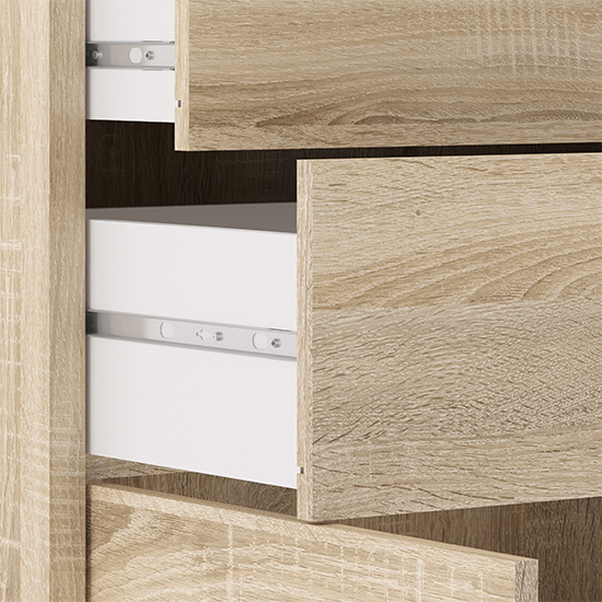 Prax Tall 2 Drawers 2 Doors Office Storage Cabinet In Oak_7