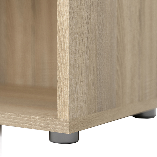 Prax 2 Shelves Open Home And Office Bookcase In Oak