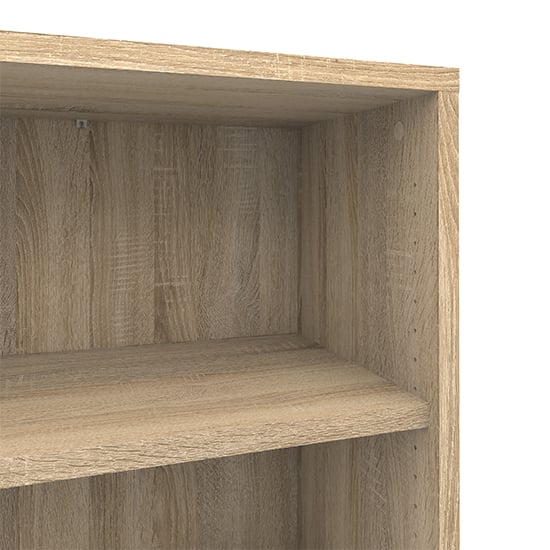 Prax 4 Shelves 2 Drawers Office Storage Cabinet In Oak_3