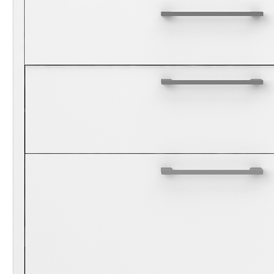 Prax 4 Shelves 2 Drawers Office Storage Cabinet In White_7