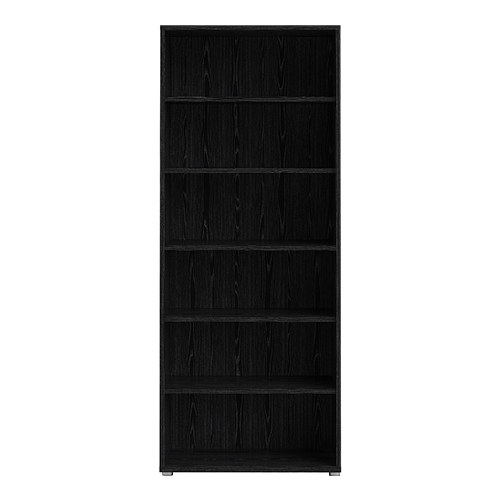 Prax 5 Shelves Home And Office Bookcase In Black_3
