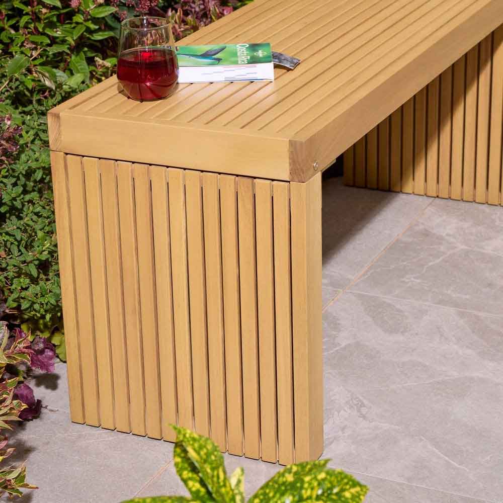 Prestige Wooden Garden 2 Seater Bench In Natural