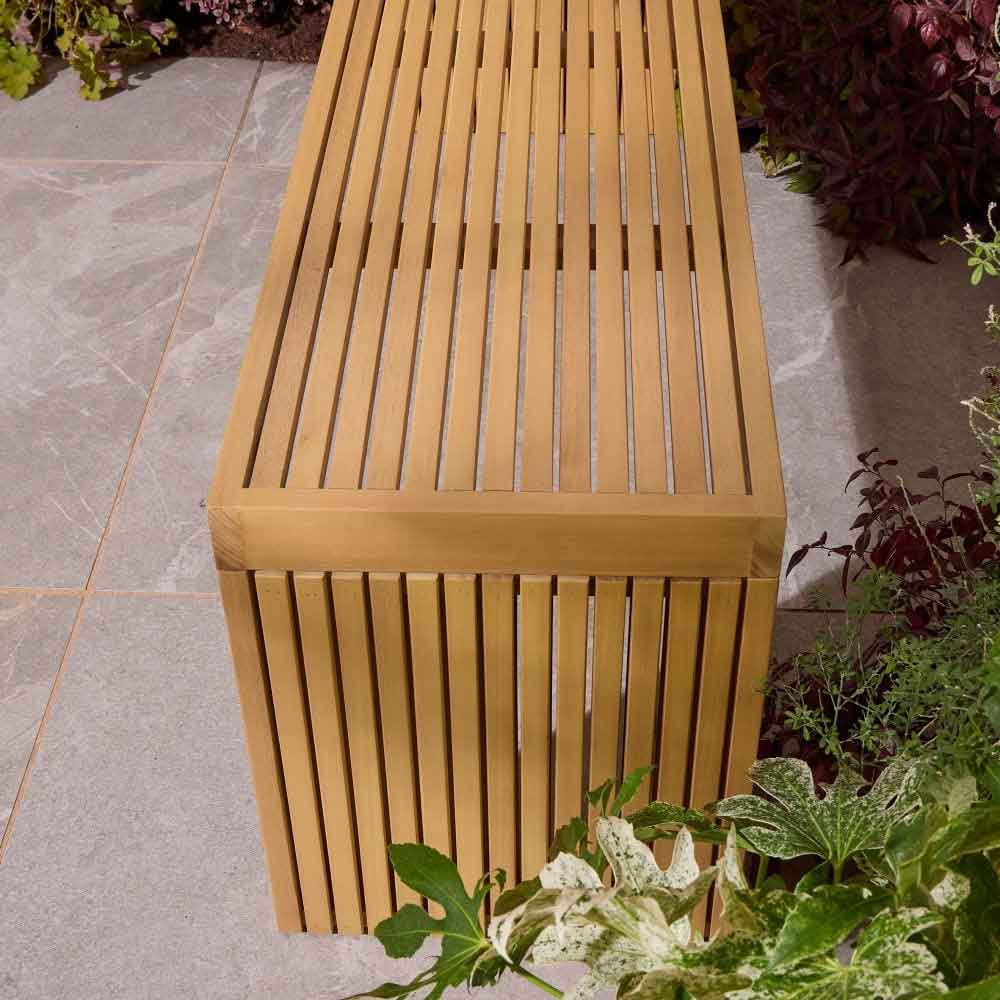 Prestige Wooden Garden 3 Seater Bench In Natural