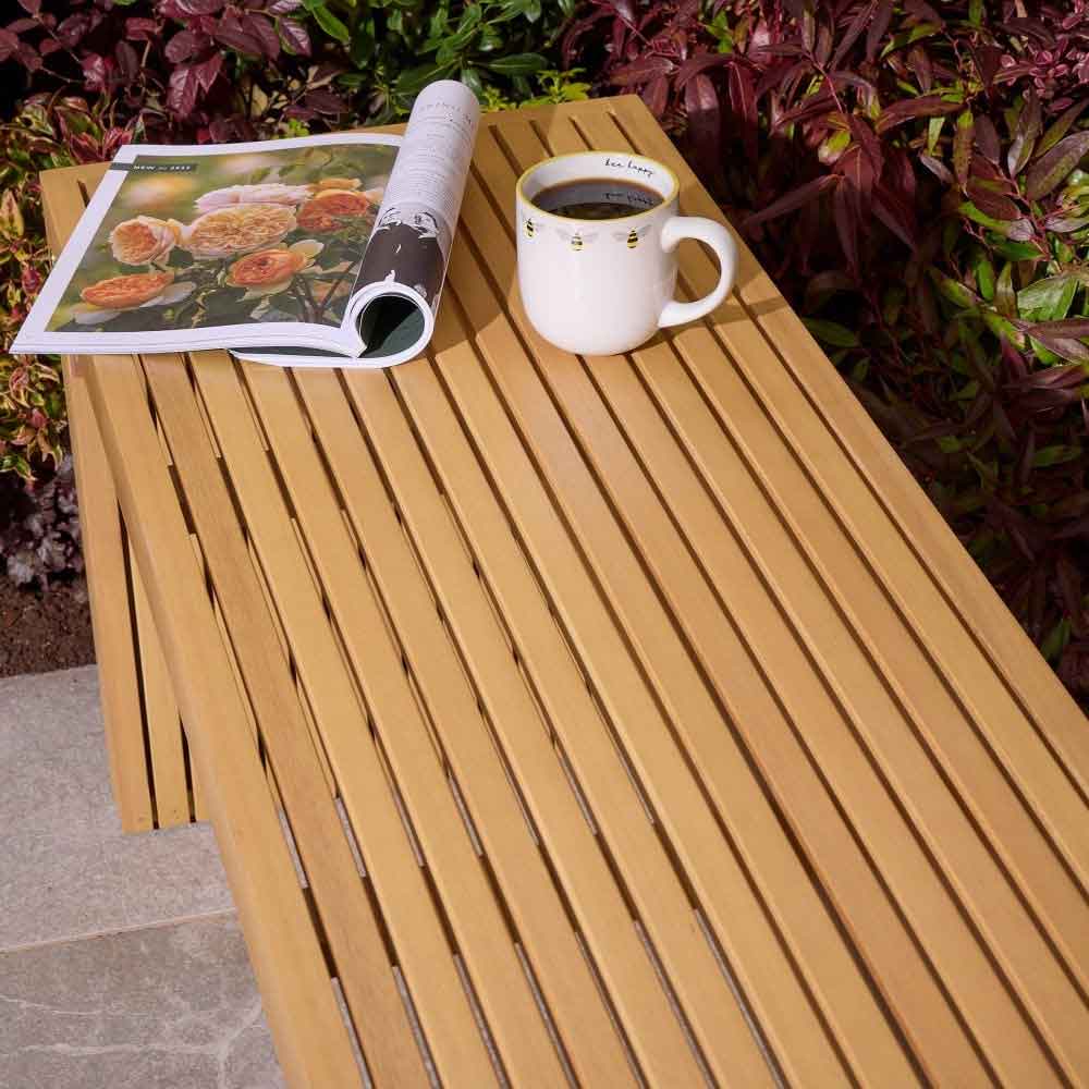Prestige Wooden Garden 3 Seater Bench In Natural