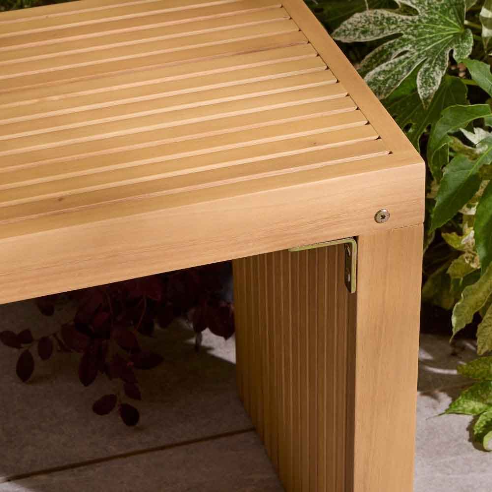 Prestige Wooden Garden 3 Seater Bench In Natural
