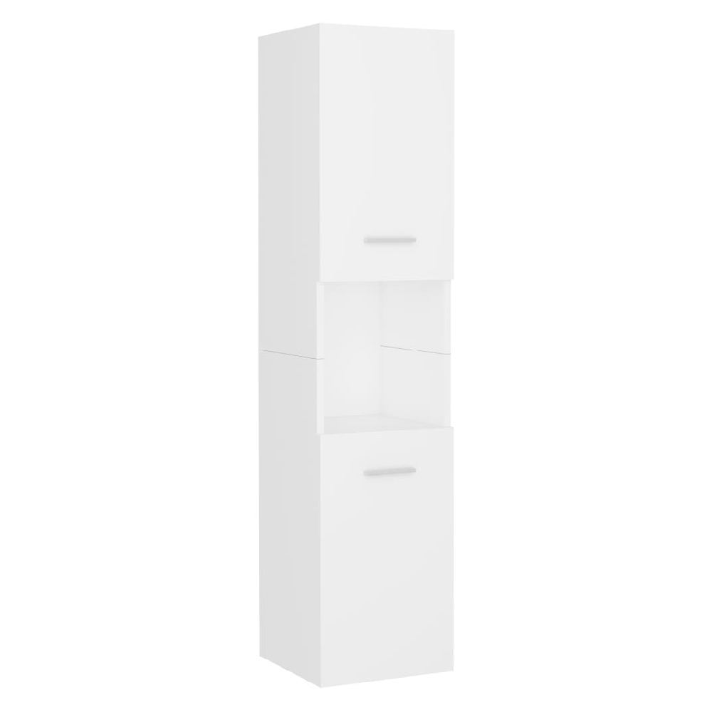 Preston Wooden 60cm Bathroom Furniture Set In White