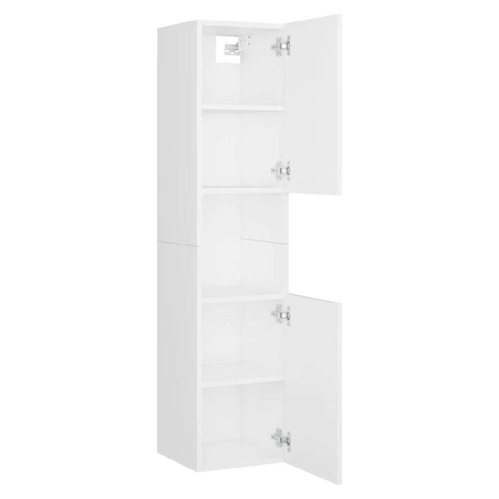 Preston Wooden 60cm Bathroom Furniture Set In White