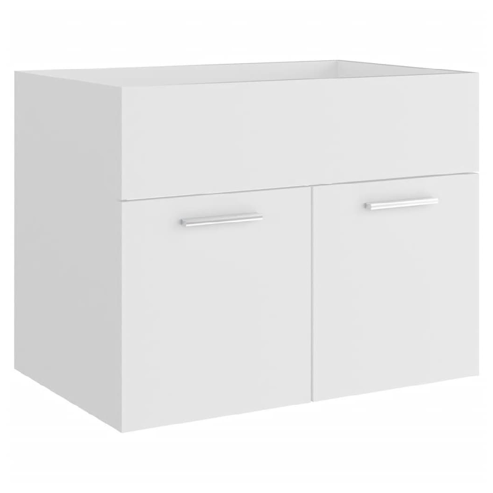 Preston Wooden 60cm Bathroom Furniture Set In White