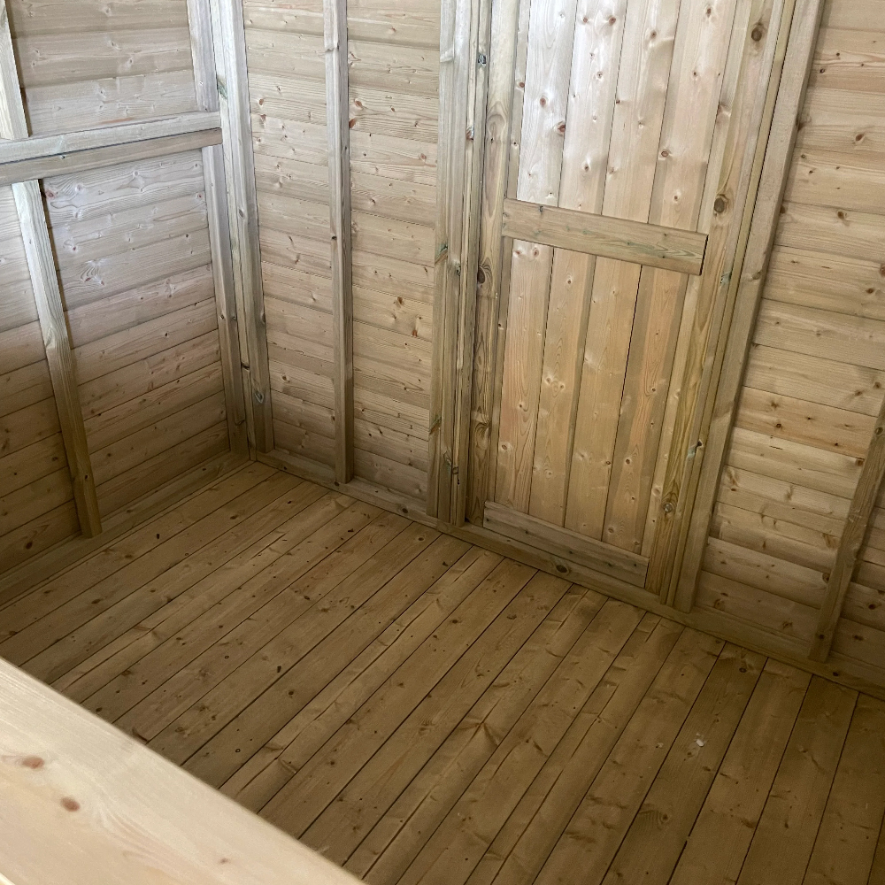 Pretoria Wooden Garden Market Chalet In Natural