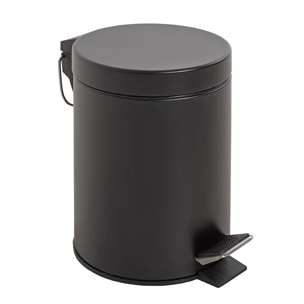 Prichard Metal 3 Litre Pedal Bin In Black