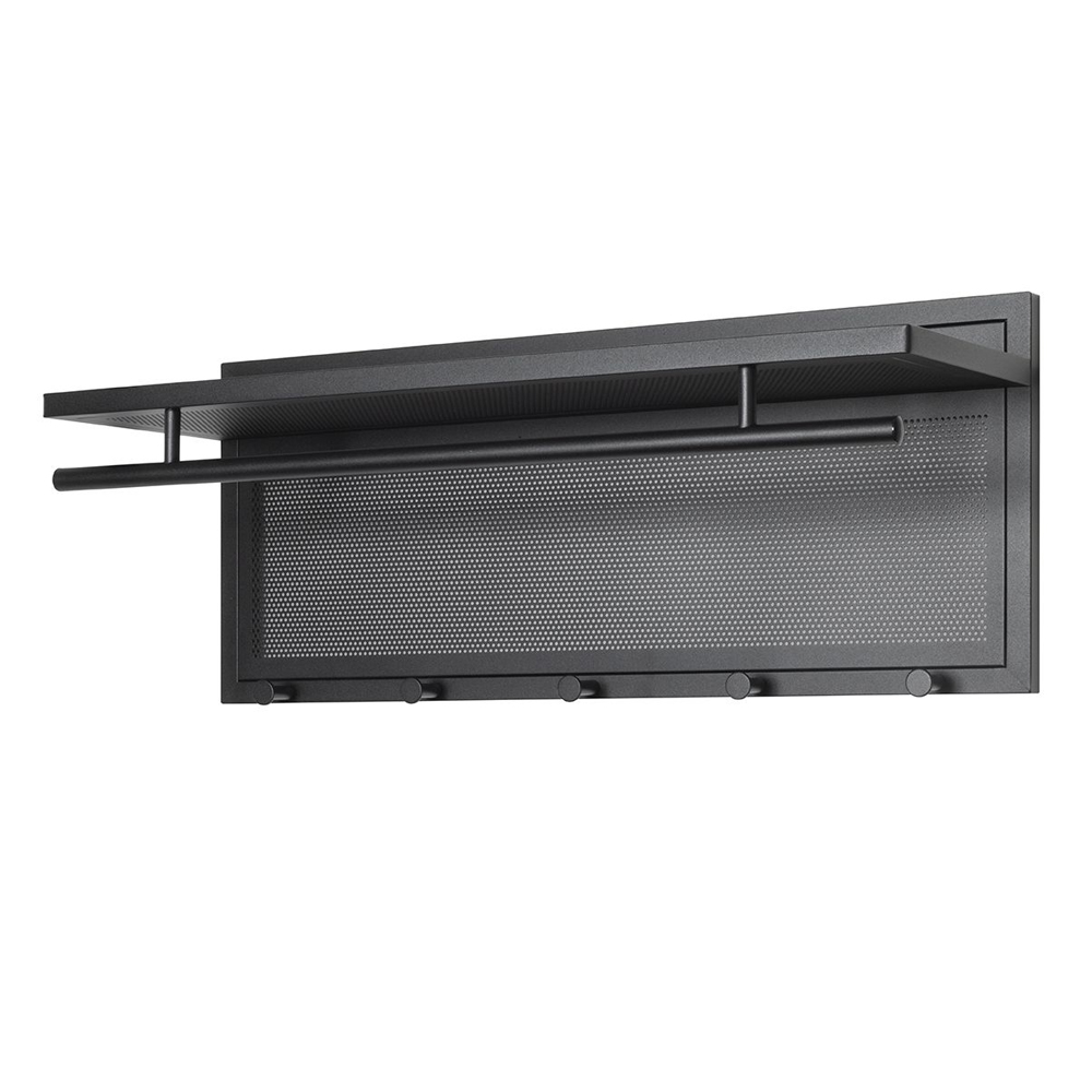Prichard Metal Coat Rack In Black