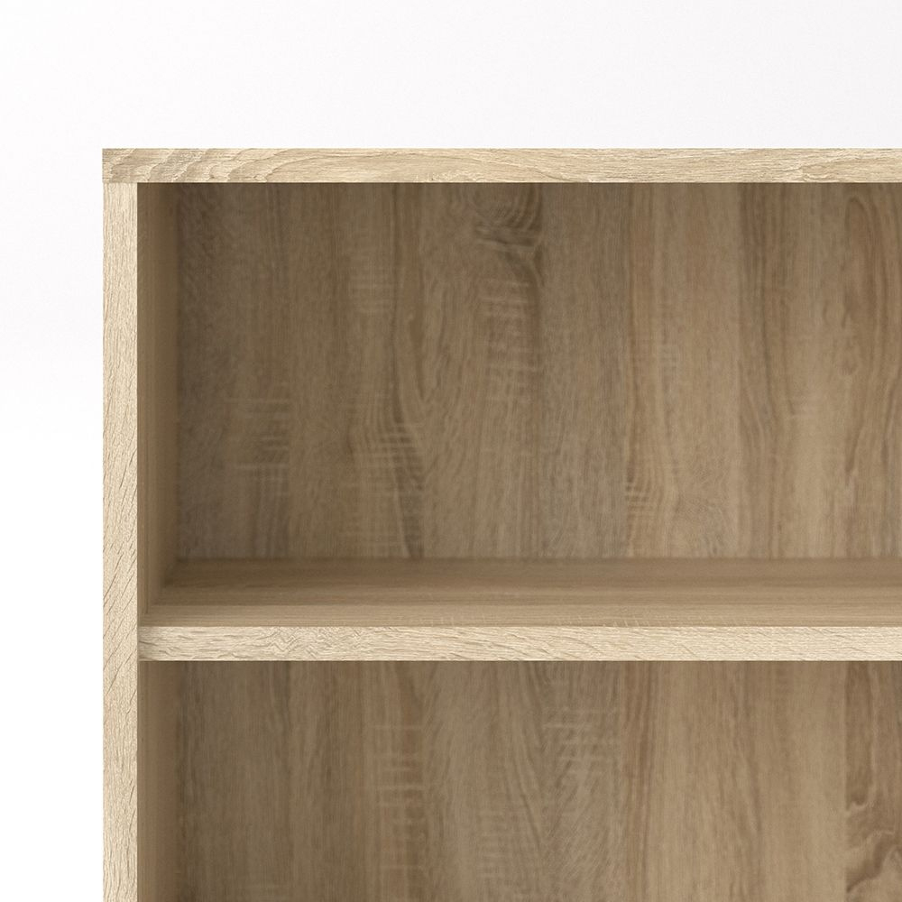 Primora Wooden Home and Office Bookcase In Oak