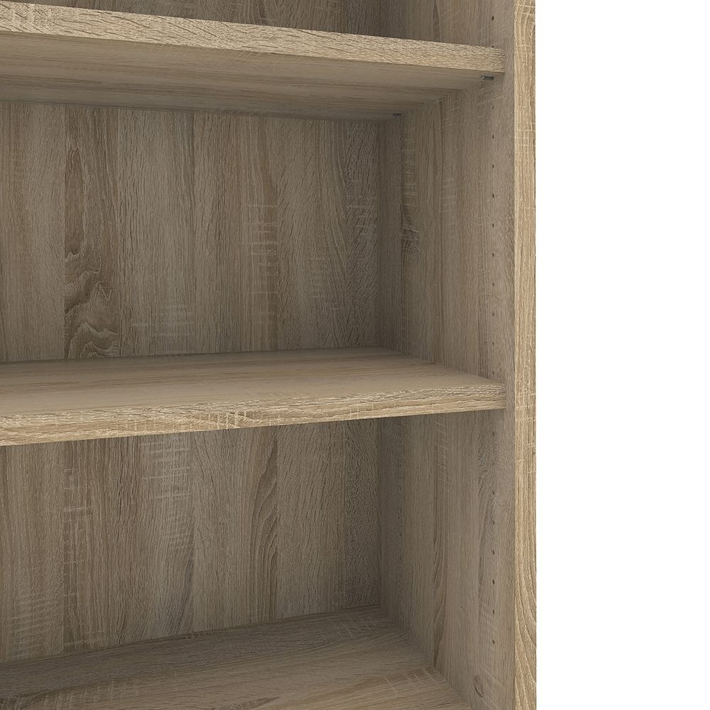 Primora Wooden Home and Office Bookcase In Oak