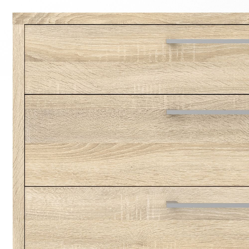 Primora Wooden Office Storage Cabinet with 4 Drawers In Oak