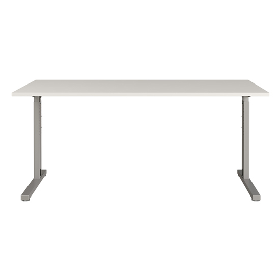 Profi Wooden 160cm Adjustable Hight Computer Desk In Light Grey Sale