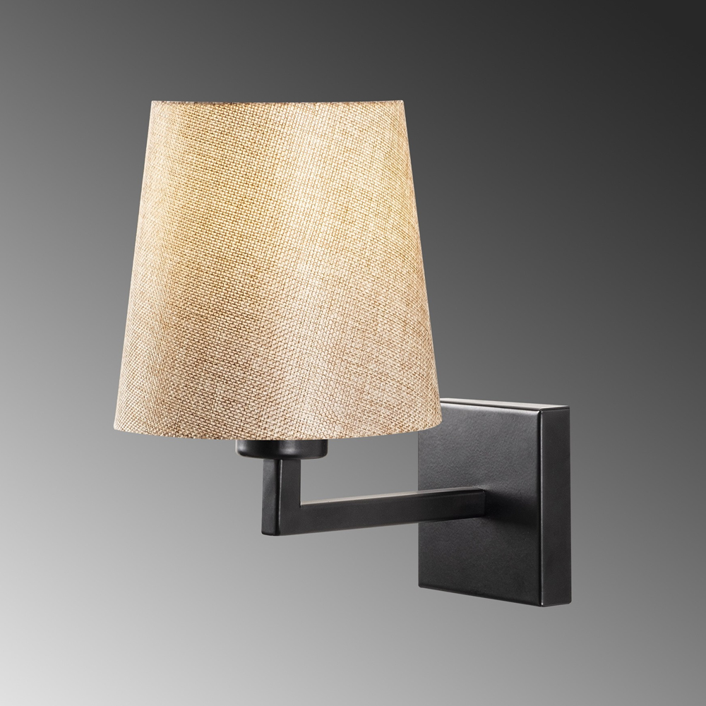Profil Metal Wall Light in Cream and Black