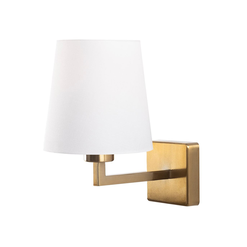 Profil Metal Wall Light in Gold and White