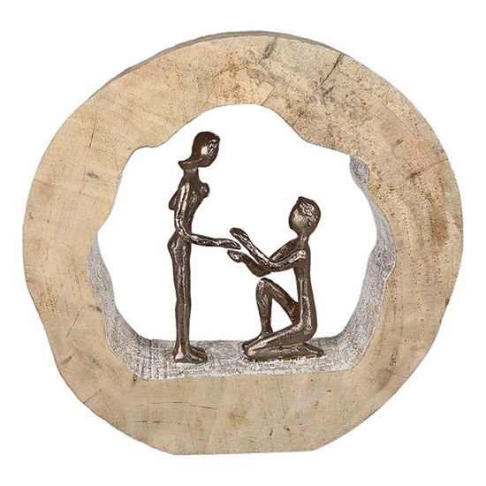 Photo of Propose aluminium sculpture in bronze with wooden frame