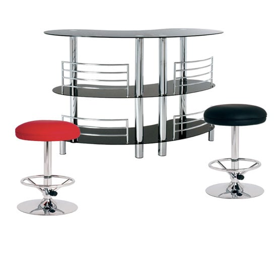 prosecco bar table black red jumbo stool1 - What Size Stool For 36 Counter To Choose And What Else To Pay Attention To